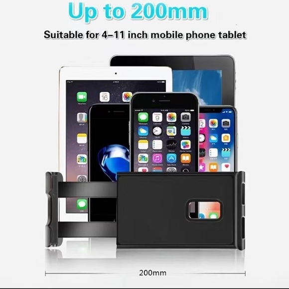 Automobile SUV Back Seat Grip Visual Adapter For 4-11” Inch Cell Phone or Tablet - Picture 5 of 8